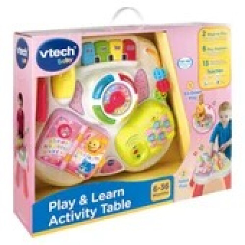 VTech VTech Play & Learn Activity Table Pink 2