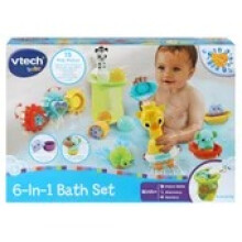 VTech 6-in-1 Bathtime Animal Buddies Bath Toys