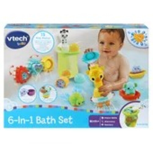 VTech VTech 6-in-1 Bathtime Animal Buddies Bath Toys