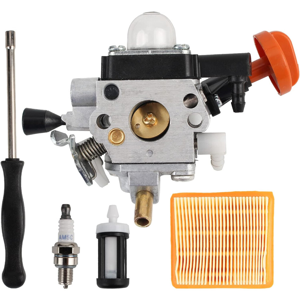 Autokay Carburetor Fits For Stihl Fs91 Fs111 4180 120 0615 Ht103 Fc91 Fc111 Km91r Km111r Ht102 Metal Assy With Air Filter 6935462209552