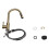 Living And Home (Gold) Modern Single Handle Kitchen Faucet 4