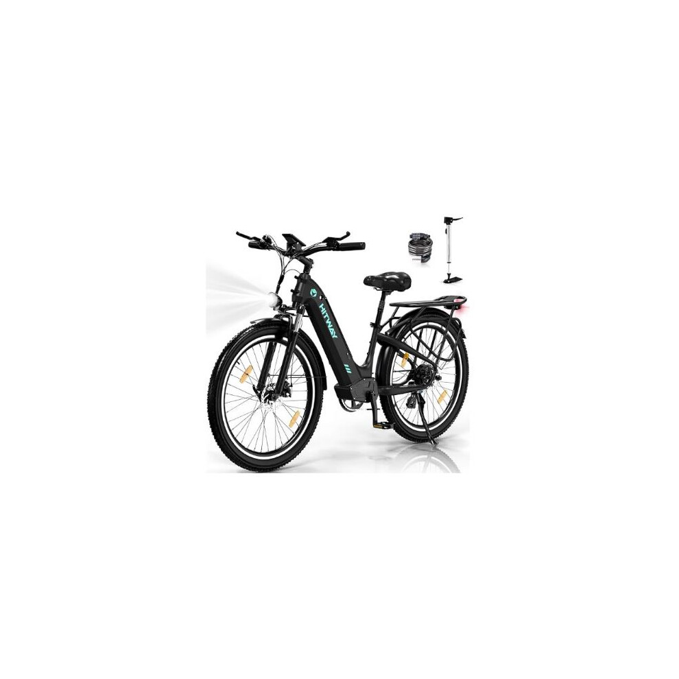 HITWAY Bk16 26x3.0 Electric Bike,,250W City Cruiser E bike