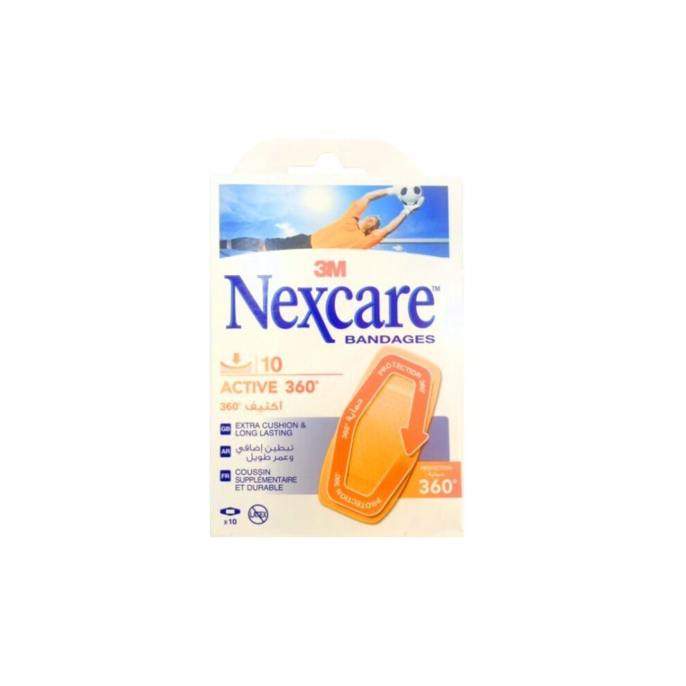 3M Nexcare Active Bandage Extra cushion and long lasting 10's