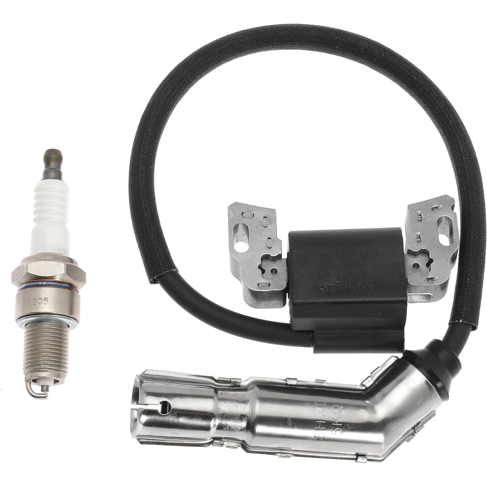 595304 Ignition Coil Module For Briggs Stratton 799650 592841 795315 For Craftsman Mtd Troy-Bilt Intek Ohv Engine Poulan 17Hp 17.5Hp 19.5Hp 20Hp Lawn 6935462211074