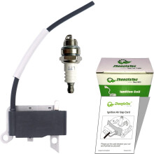 ZhongfaTec-556-HHS A411001521 Ignition Coil with Spark Plug A411000490 A411000491 A411001520 for Backpack Blower PB-770 PB-770H PB-770T Fit Leaf blowe