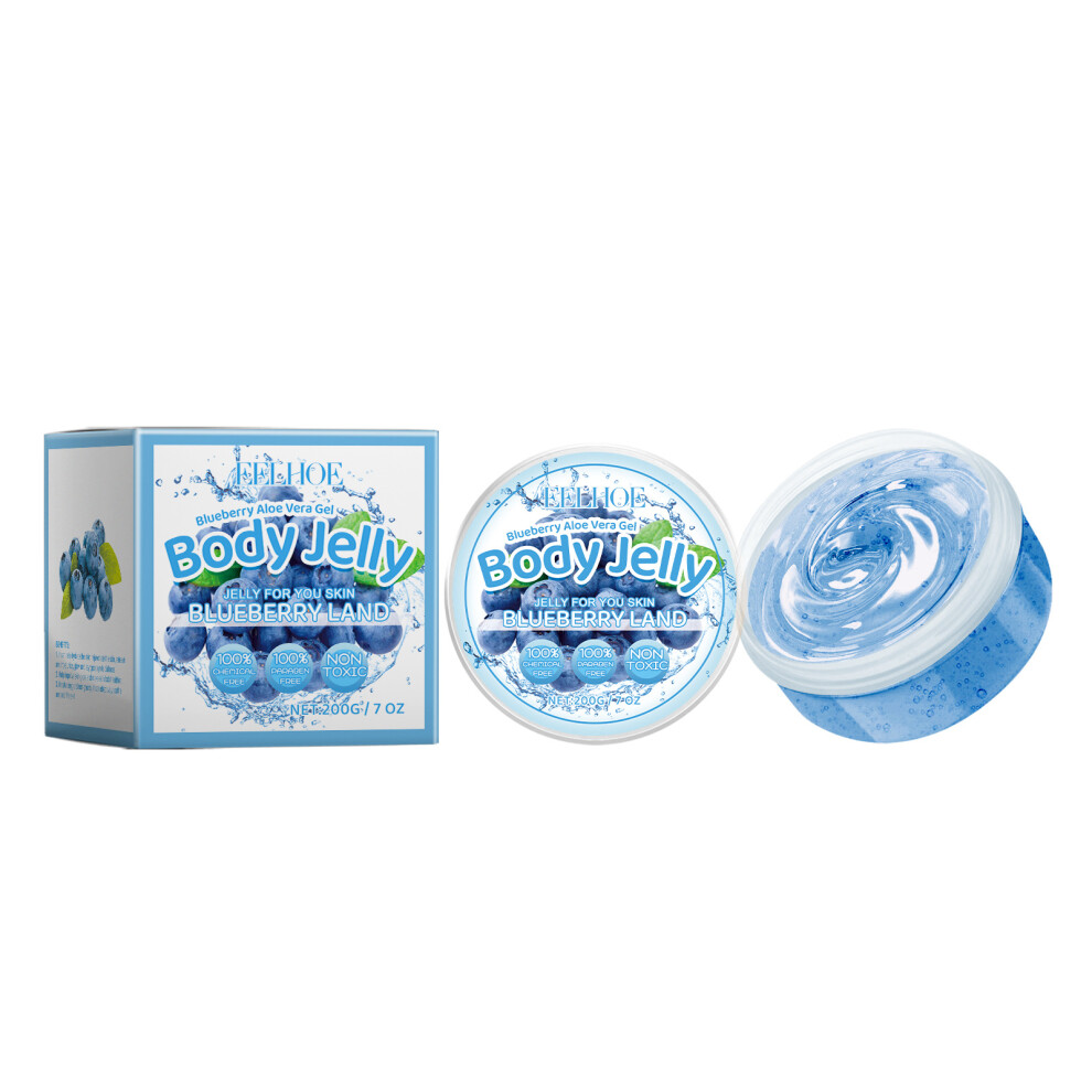 Yetp Star (200G) Blueberry Jelly Body Gel, Hydrating And Moisturizing After-Sun Repair Body Gel