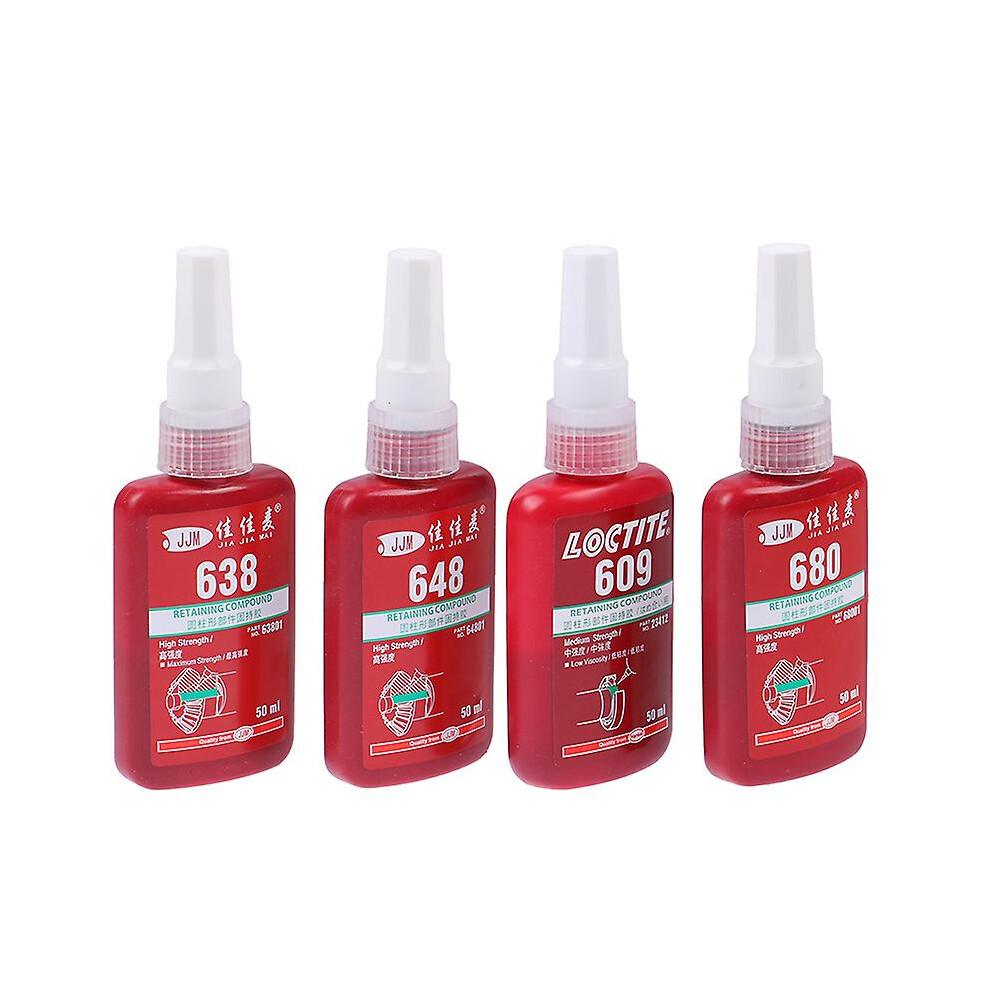 (648) 609 638 648 680 Retaining Compound Thread Locker 50ml Adhesive Glue For Bearing