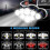 40000lm Waterproof Powerful Headlight - Usb Rechargeable Head Lamp 2
