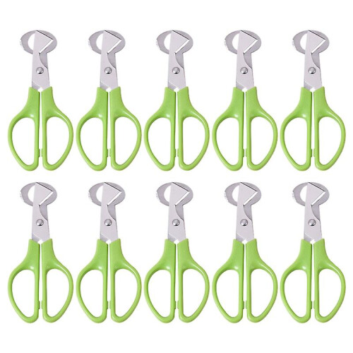 10pcs Quail Egg Shell Cutters Separator Cigar Cutter Stainless Steel Blade Tool