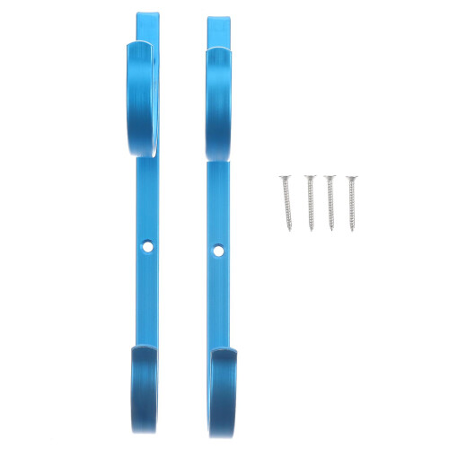 1 Set Of Aluminium Alloy Pool Pole Hanger Multi-function Yard Tool Hangers Pool Equipment Hooks 1