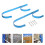 1 Set Of Aluminium Alloy Pool Pole Hanger Multi-function Yard Tool Hangers Pool Equipment Hooks 4