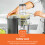 GEEPAS Geepas Juice Extractor | Centrifugal Fruit Juicer Machine 2 Speed 800W 7