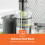 GEEPAS Geepas Juice Extractor | Centrifugal Fruit Juicer Machine 2 Speed 800W 8