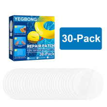 (Round 30pack-boxed) Swimming ring repair kit swimming ring inflatable pontoon waterproof sealing sticker