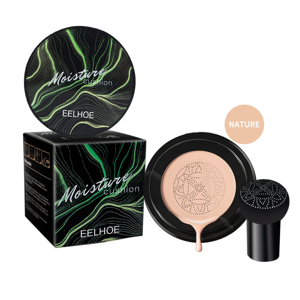 (Natural color) Mushroom head air cushion BB cream covers facial blemishes, brightens and moisturizes