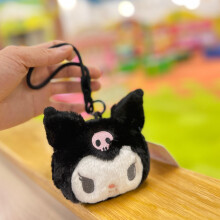 (Black Kurome (Pendant)) Cartoon Usaki Xiaobaji Ikawa student stationery pencil case plush and cute