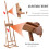 Vinsetto Vinsetto H-Frame Studio Easel Height Adjustable with Canvas Holder Pencil Case 3