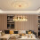 Dia 60cm Luxury Crystal Chandelier Ceiling Modern Pendant Lights 2