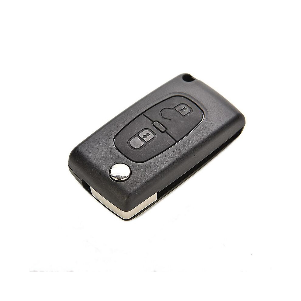 2 Buttons Plastic Remote Flip Key Shell Replacement For Peugeot 207 307 308 Uncut 4814698361819