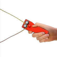 (D) Handheld Zip String Rope Launcher Thruster Loop Lasso String Shooter Toy