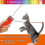 (D) Handheld Zip String Rope Launcher Thruster Loop Lasso String Shooter Toy 3