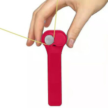 (H) Handheld Zip String Rope Launcher Thruster Loop Lasso String Shooter Toy