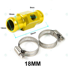 (18mm Golden) 16mm 18mm 22mm Koso Meter Water Temperature Sensor Adapter Connector For Universal Casco Moto Motocross Motorcycle Accessories