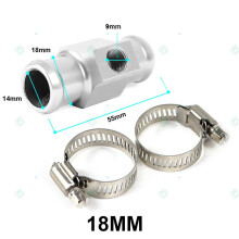 (18mm Silver) 16mm 18mm 22mm Koso Meter Water Temperature Sensor Adapter Connector For Universal Casco Moto Motocross Motorcycle Accessories