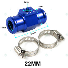 (22mm Blue) 16mm 18mm 22mm Koso Meter Water Temperature Sensor Adapter Connector For Universal Casco Moto Motocross Motorcycle Accessories