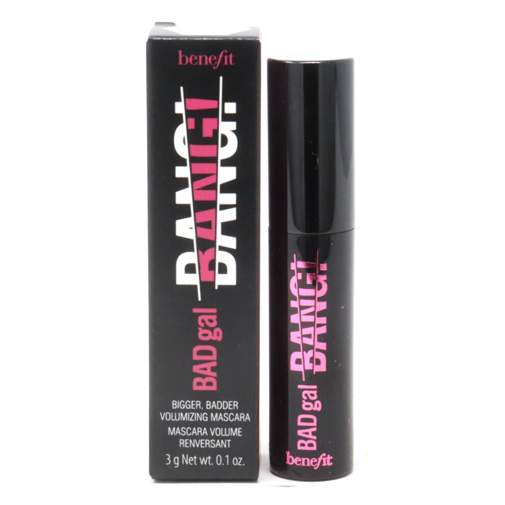 Benefit Badgal Bang! Volmising Mini Mascara Black 0.1oz/3g New With Box