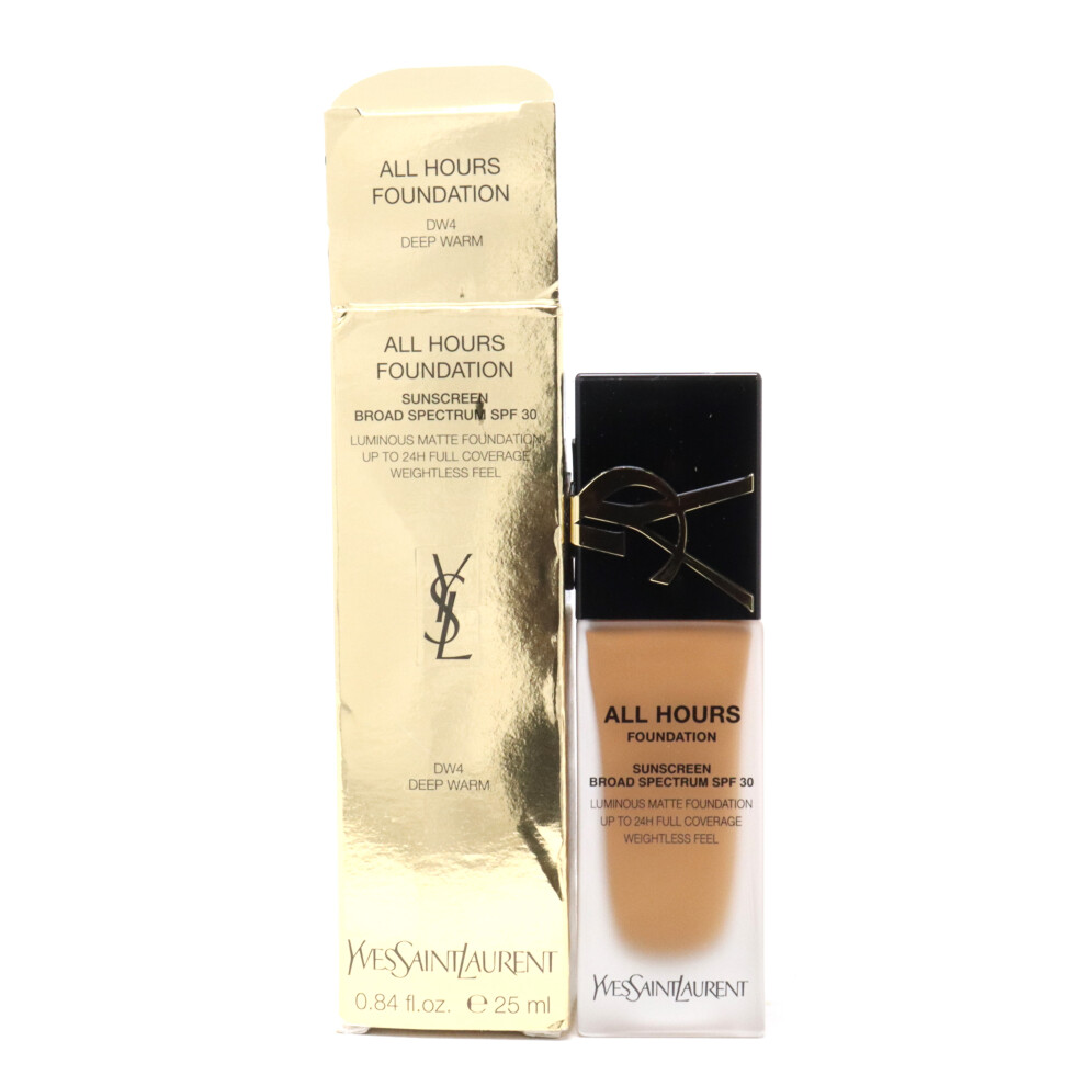 (DW4 Deep Warm) Yves Saint Laurent All Hours Foundation 0.84oz/25ml New