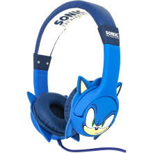 Sonic The Hedgehog Molded Ears Kids Wired Headphones