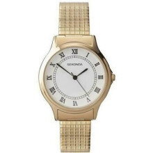 Sekonda Gents Gold Expandable Bracelet Watch 3021B