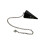 Pendulum with Chain, Black Agate 2