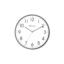 Ravel 40cm White Dial Silver Wall Clock R.WC.40.3