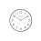 Ravel Ravel 40cm White Dial White Wall Clock R.WC.40.3 1