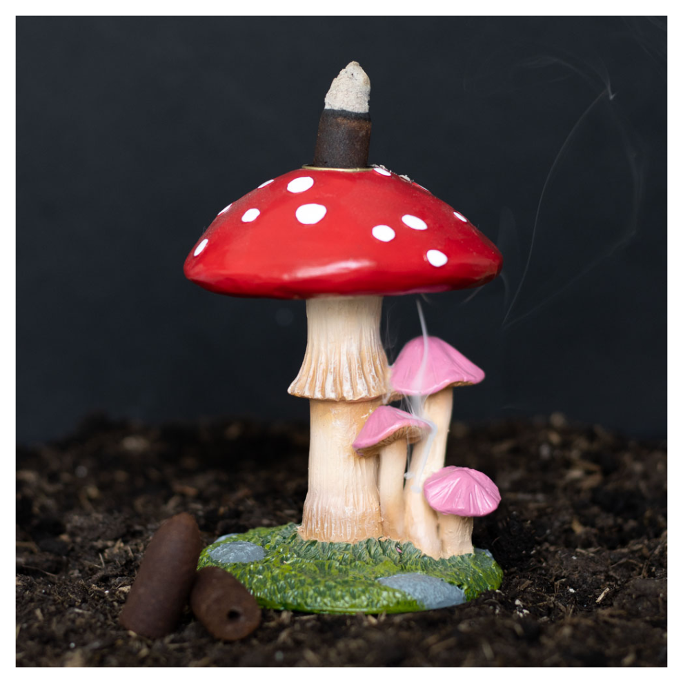 Mushroom Backflow Incense Burner