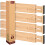 4PC Bamboo Drawer Dividers Spring-Loaded Expandable Drawer Organiser 6