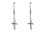 Girls Mini Cross Drop Earrings 1