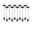 10 Pack Industrial Black Pendant Light, Lampshade Addable E27 Lamp Holder Light, 1