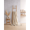 Cable Knit Style Plush Fleece Throw Silver 1