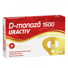 Uractiv D-mannose, 1500 mg, 10 sachets urinary tract health;