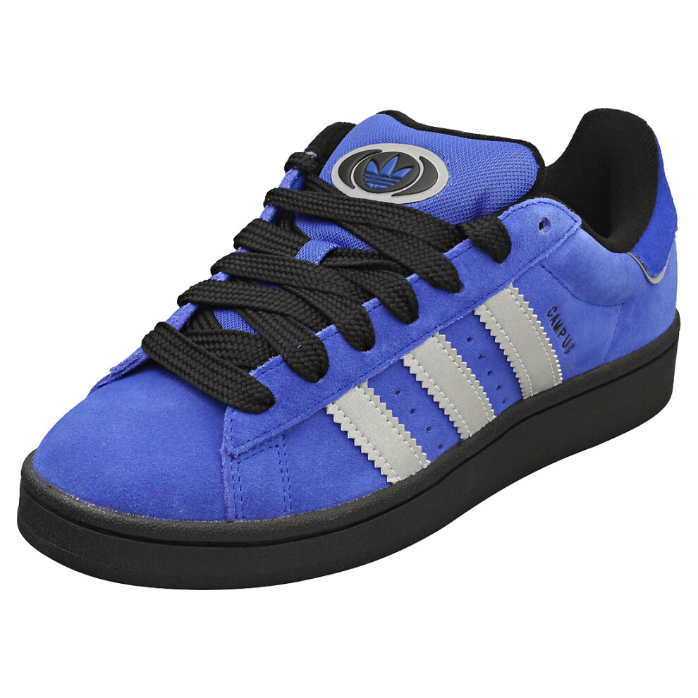 (6.5) adidas Campus 00s Womens Fashion Trainers in Blue Silver Black