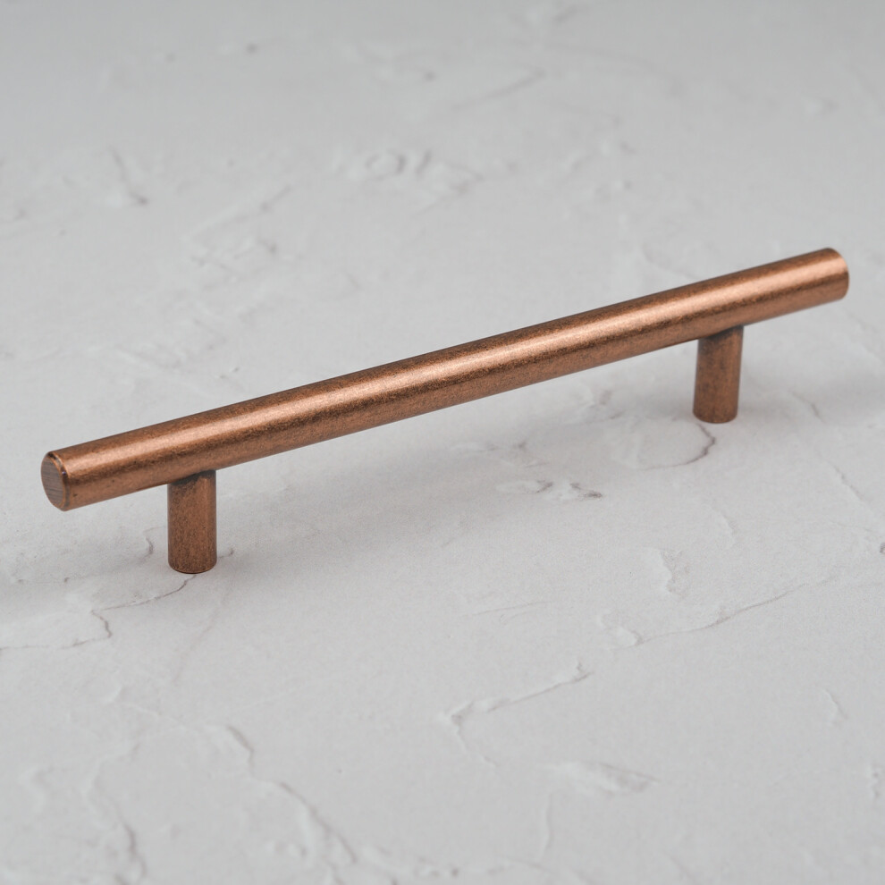 Handle & Home (128Mm Handle) Antique Copper Cabinet Handles Door Drawer Pull