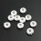 10 Pcs 5mm Inner Diameter Dual Side White Rubber Firewall Grommets 3