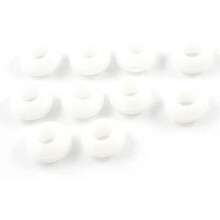 10 Pcs 5mm Inner Diameter Dual Side White Rubber Firewall Grommets