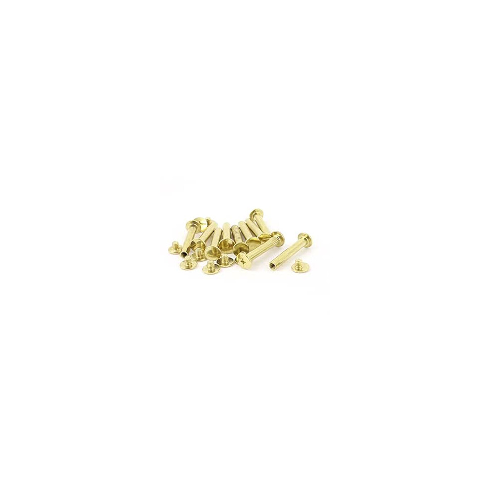 Album Scrapbook 5Mmx30mm Brass Plated Binding Chicago Screw Post 10Pcs 9188143240260