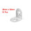 10 Pcs 20mmx20mm Corner Brace Joint Right Angle Bracket Fastener 3