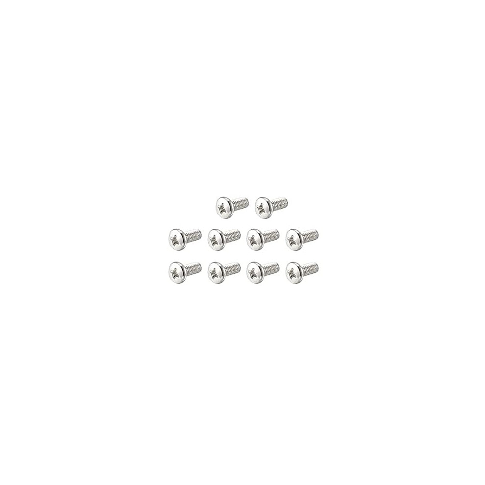 M4 X 10Mm 304 Stainless Steel Phillips Pan Head Screws Bolt 60Pcs 9316959502344