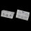 Closet Cabinet Plastic 4 Holes Shelf Corner Brace Joint Brackets Support Clear 48pcs 4